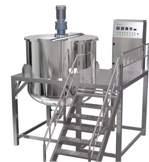 Stainless Steel Mixing Tank with Agitator Motor