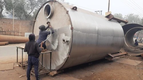 Steel Fabrication in Progress