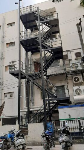 Steel Fire Escape Staircase